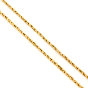 14k x Vintage 2mm Rope Chain Necklace