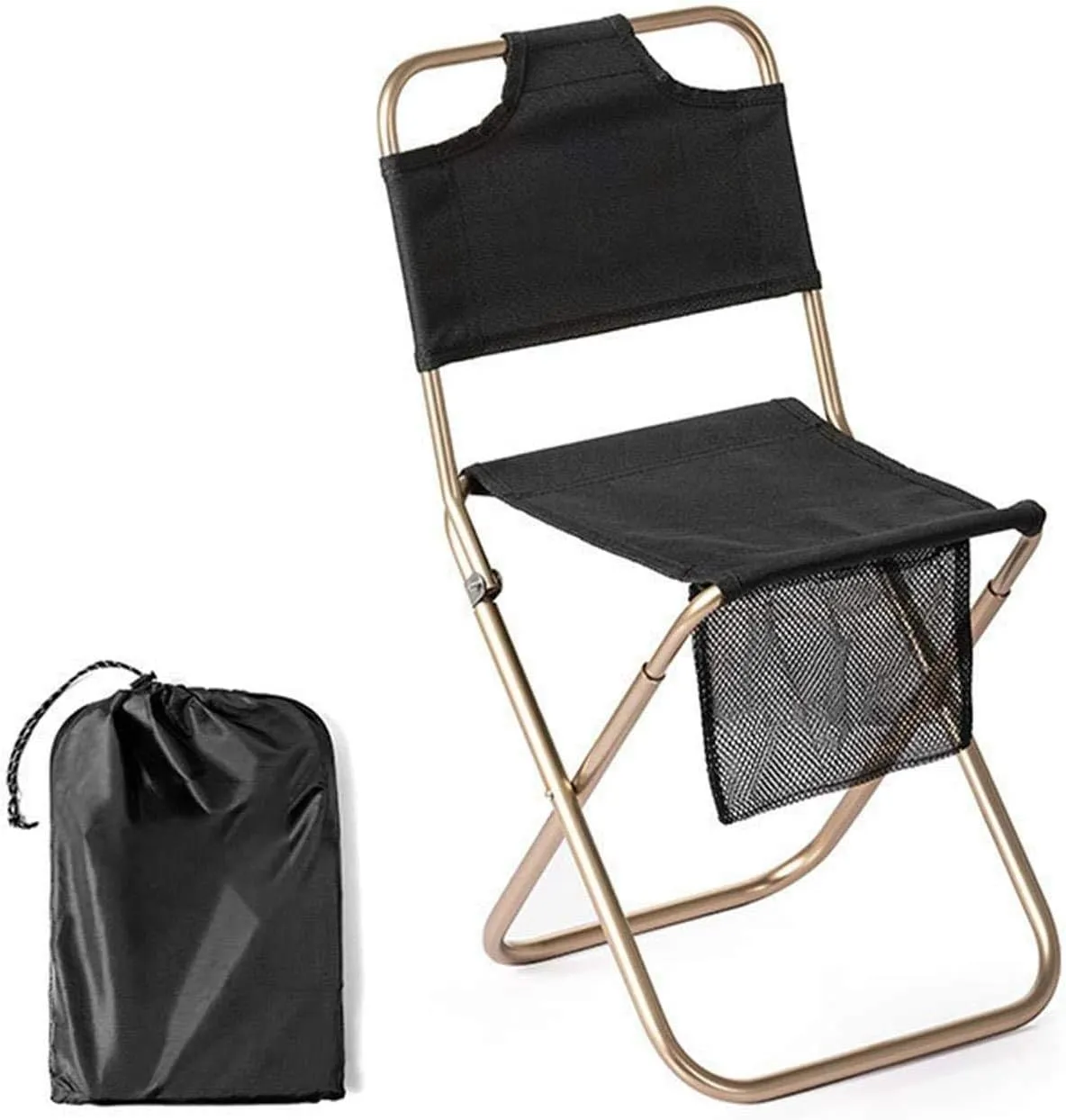 2021 Outdoor Portable Folding Chair Picnic Camping Wear-Resistant Aluminum Back Fishing Chair Fishing Chair Camping Stool Outdoor Folding Chairs