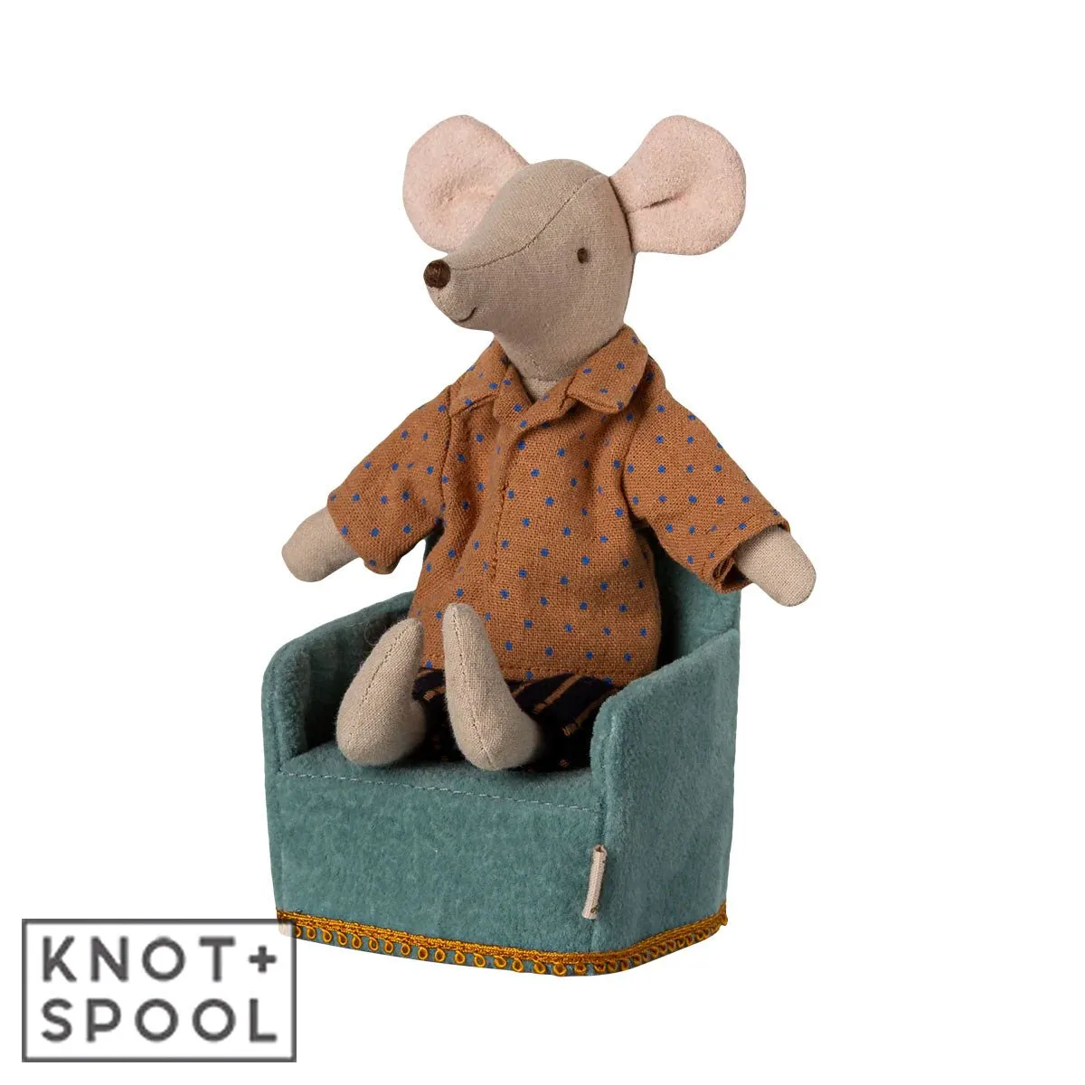2025 Maileg Mouse Mint Folding Chair