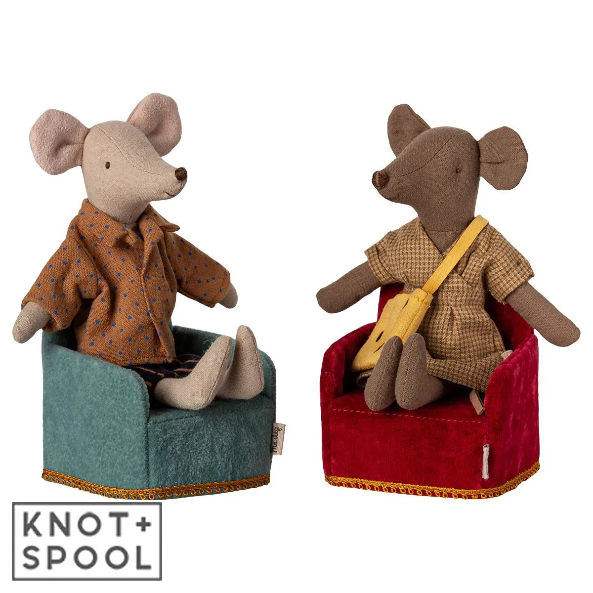 2025 Maileg Mouse Mint Folding Chair