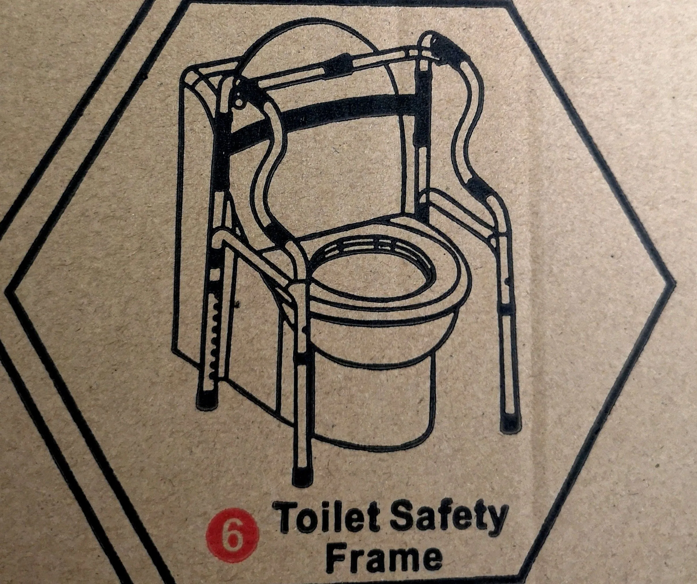 3 in 1 Adjustable Foldable Shower Commode & Walker | Fair