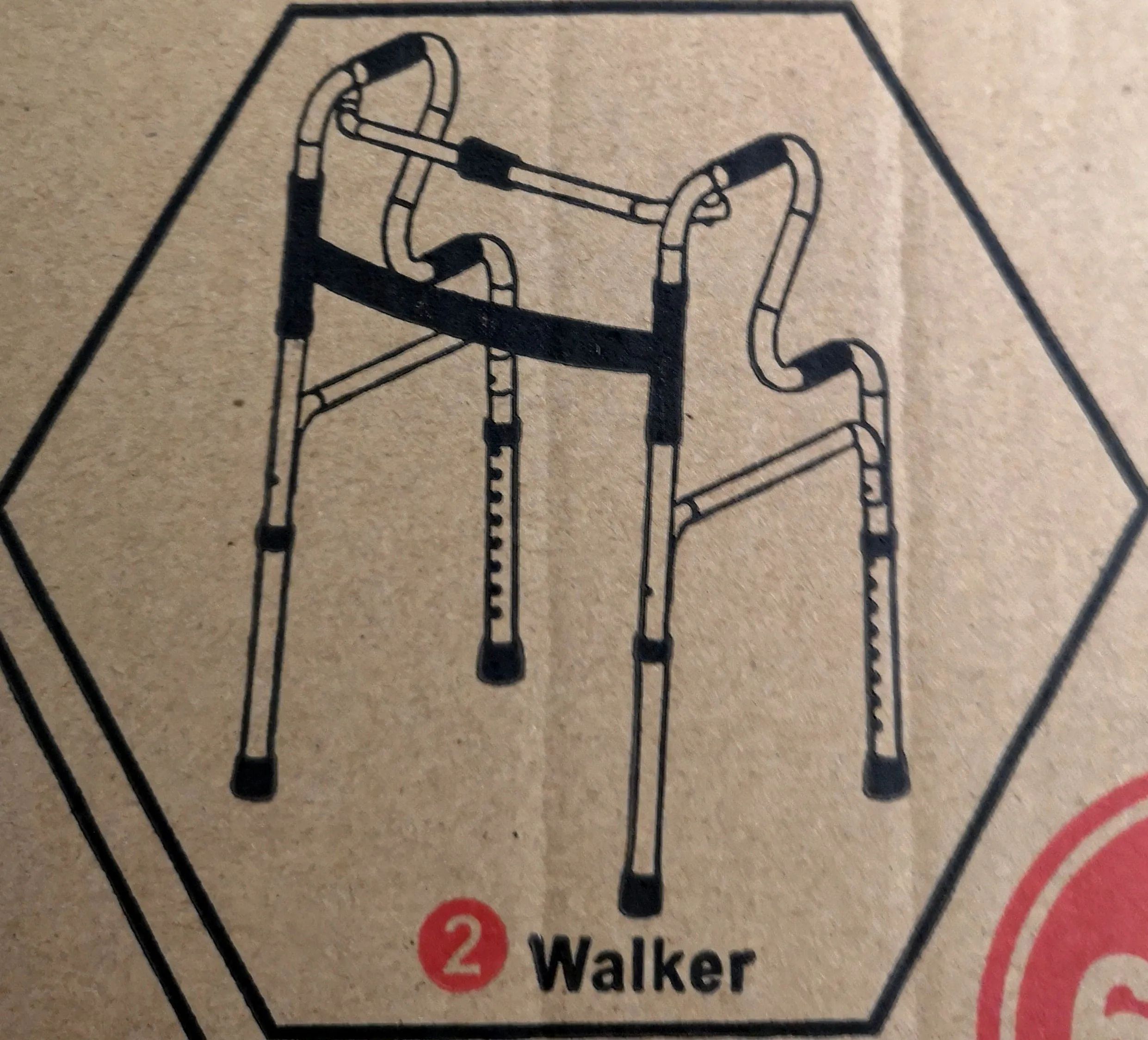 3 in 1 Adjustable Foldable Shower Commode & Walker | Fair