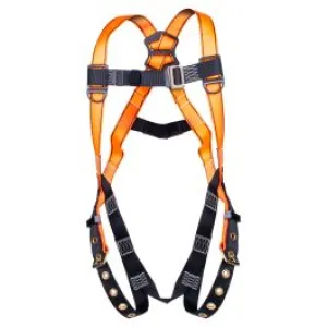 3-Point Adjustable Safety Harness with Tongue Buckles - Durable, Comfortable, Heavy-Duty Gear for Construction & Industrial Use