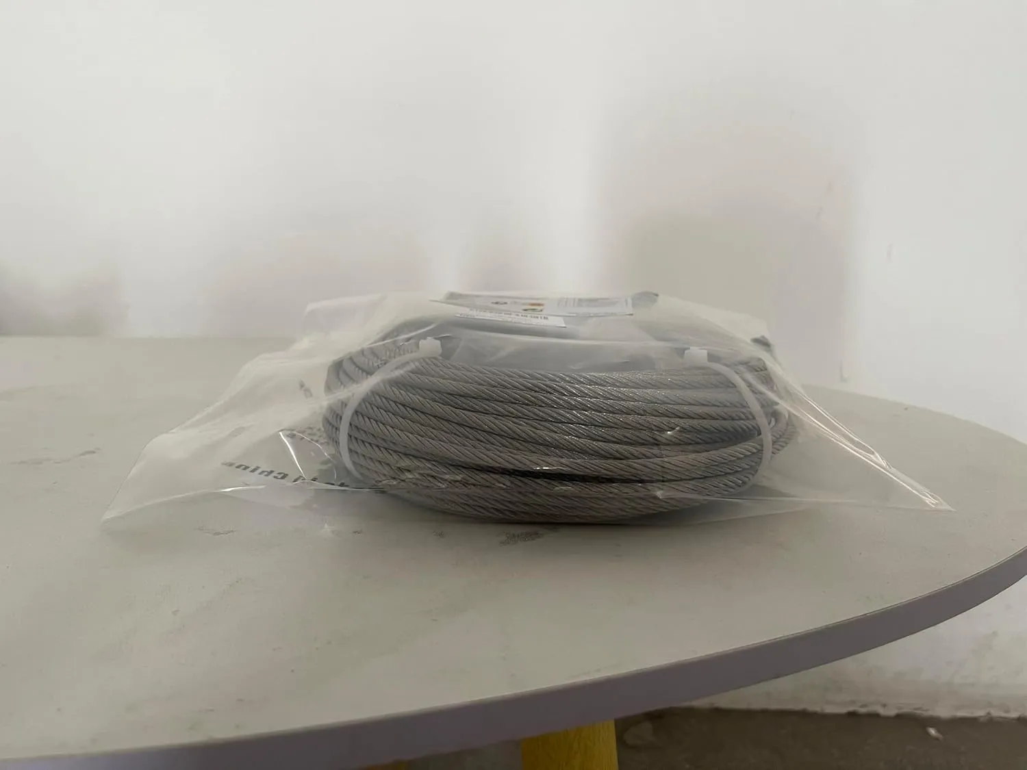 3/16 Wire Rope, 100ft Stainless Steel Cable with Wire Rope Clamps & Thimble, 3700lbs Breaking Strength, 7X19 Strands Aircraft Cable for Zipline, Deck Railing, Clothesline