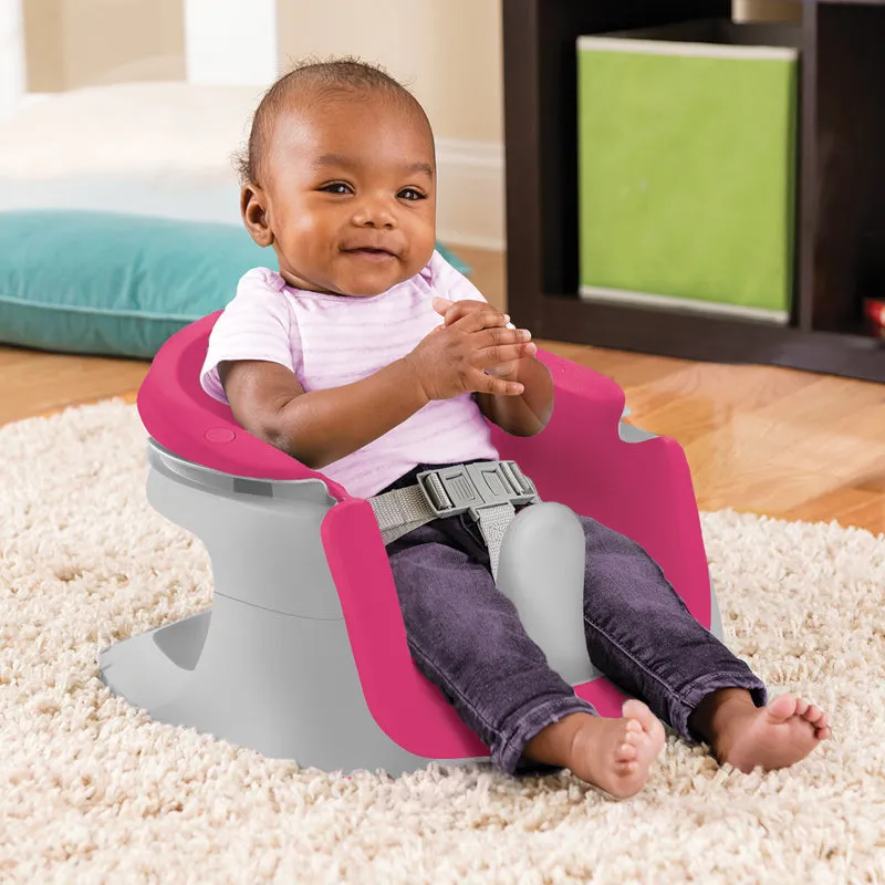 4-in-1 Pink & White Activity Super Seat | Baby Booster Seat | Feeding Seat | Support Seat