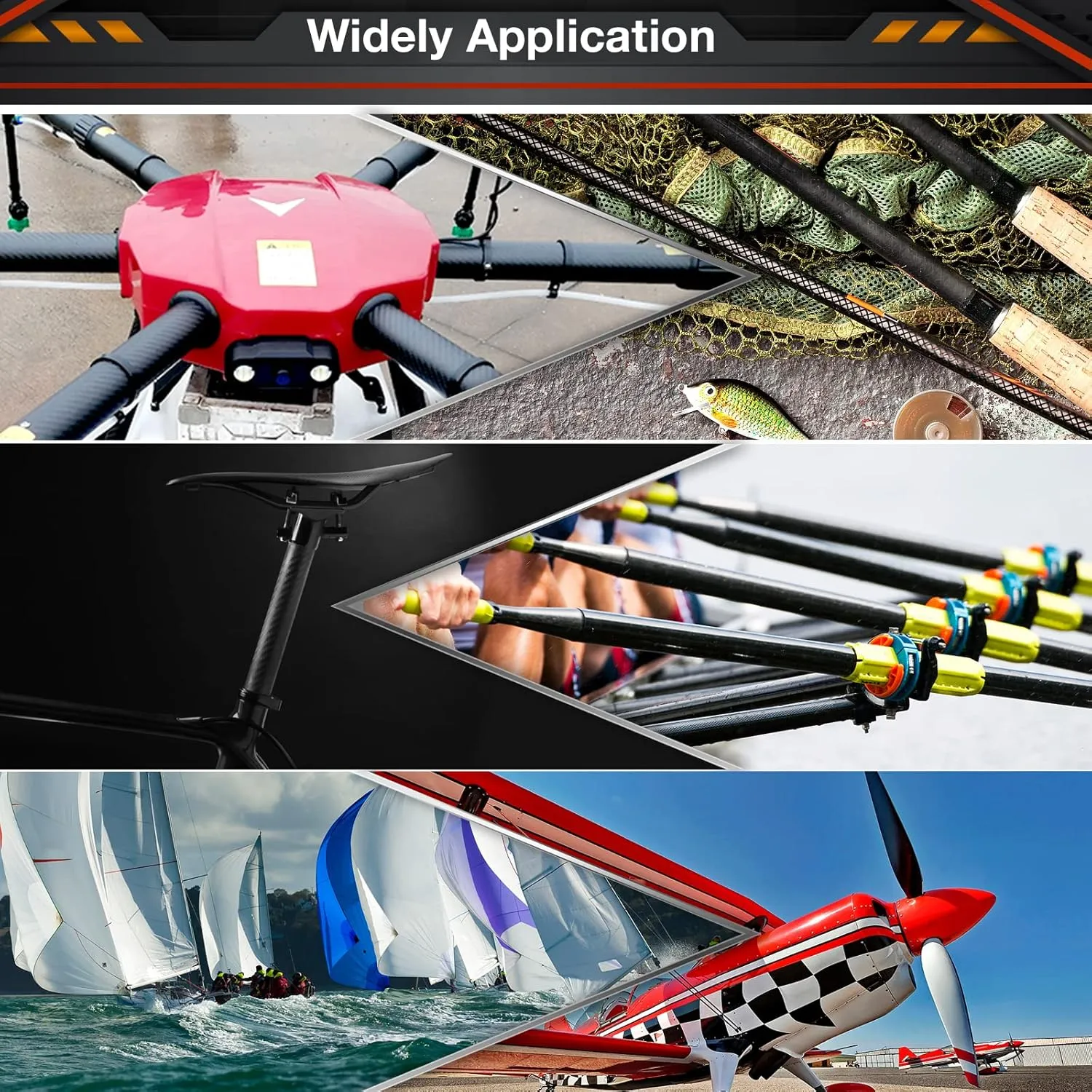 400MMX 1.0MM 1.5MM 2.0MM 2.5MM 3.0MM 4.0MM 5.0MM 5 PCS Carbon Fiber Rod for RC Airplane DIY Craft 5mm Matte Pole 400mm