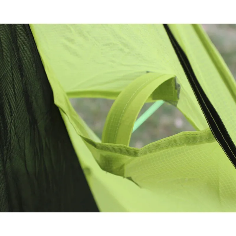 736g 15D Ultralight Two-Layer Pole-less UL Trekking Pole Pyramid Tent