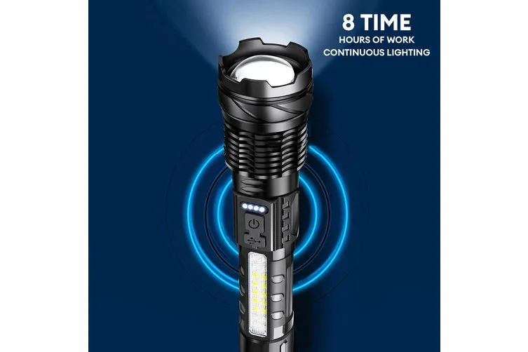 900000 Lumens XHP50 Zoom Flashlight LED Rechargeable Lamp Torch $13.99 Don't Pay$23.99info