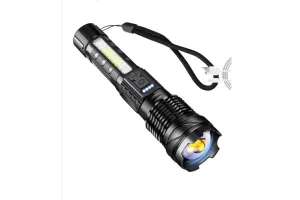 900000 Lumens XHP50 Zoom Flashlight LED Rechargeable Lamp Torch $13.99 Don't Pay$23.99info