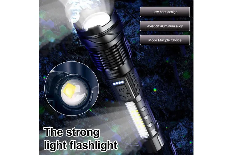 900000 Lumens XHP50 Zoom Flashlight LED Rechargeable Lamp Torch $13.99 Don't Pay$23.99info