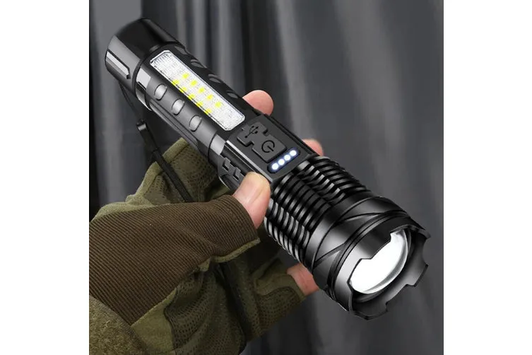 900000 Lumens XHP50 Zoom Flashlight LED Rechargeable Lamp Torch $13.99 Don't Pay$23.99info