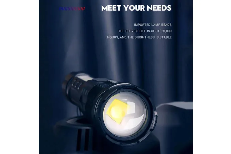 900000 Lumens XHP50 Zoom Flashlight LED Rechargeable Lamp Torch $13.99 Don't Pay$23.99info