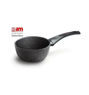 Accademia Mugnano Diamante Di Luna Non-Stick Saucepan with Stone Effect - 16cm