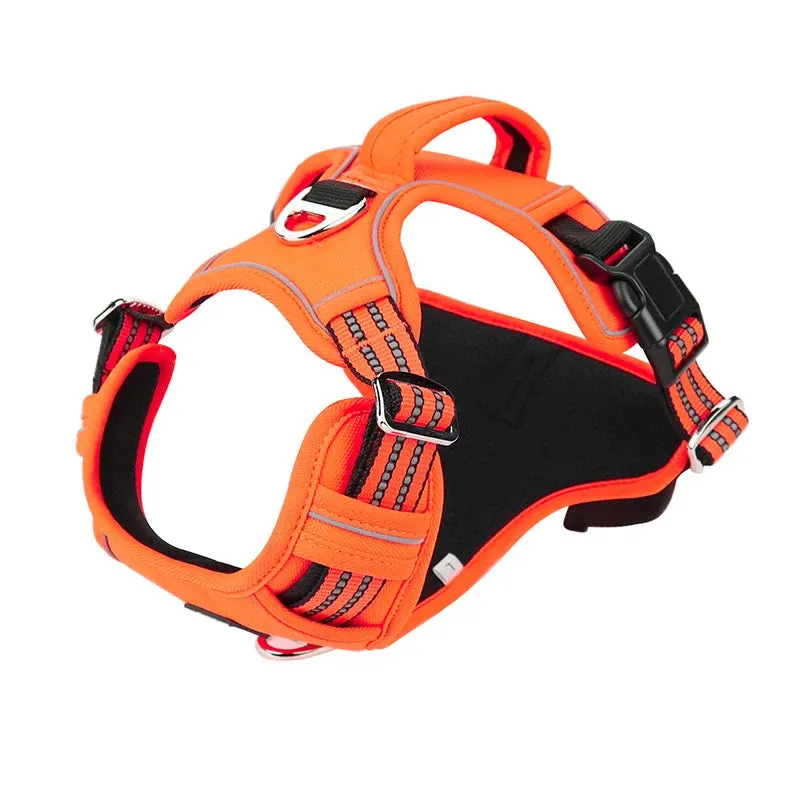 Adjustable No Pull Reflective Dog Harness