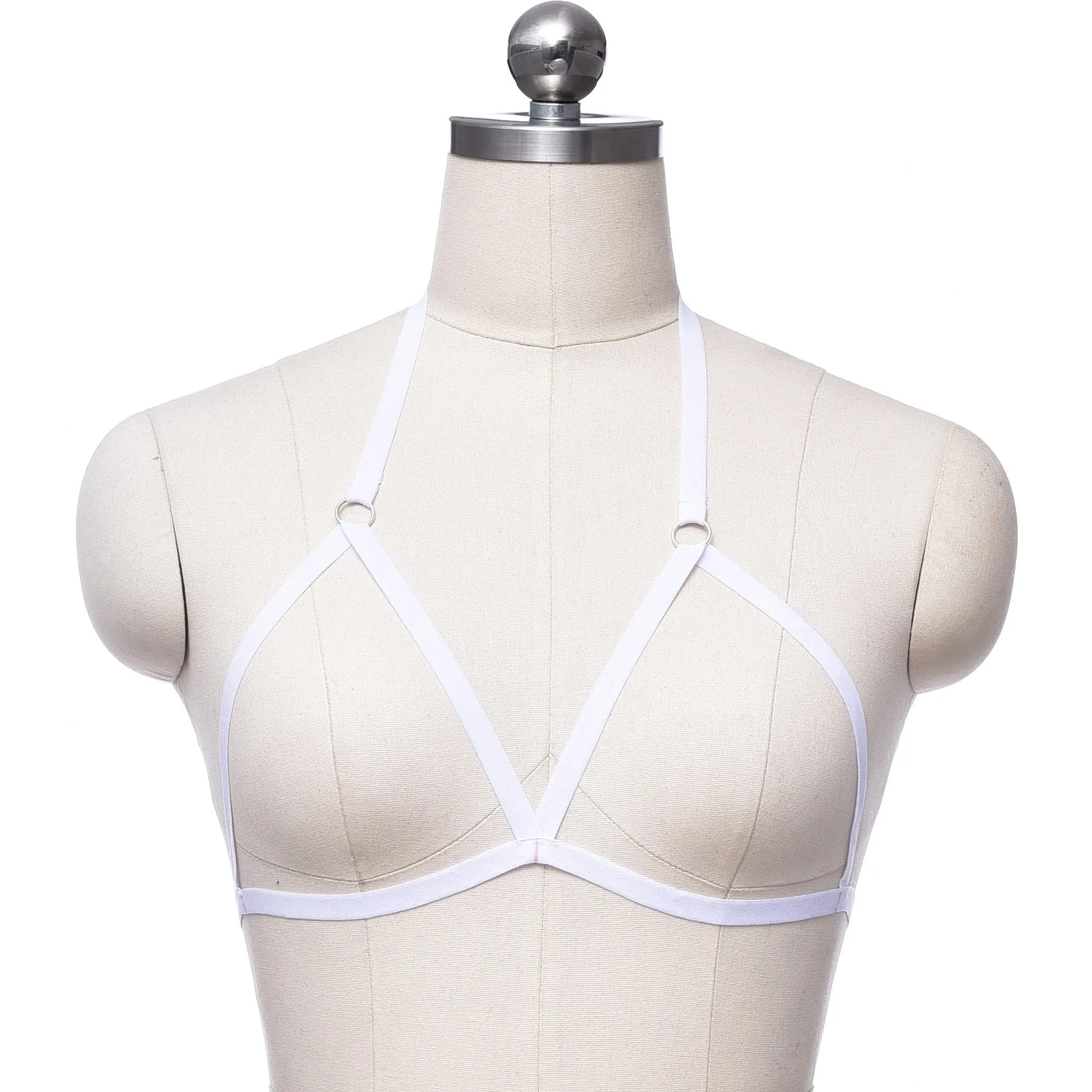 Adjustable o ring cross front harness top