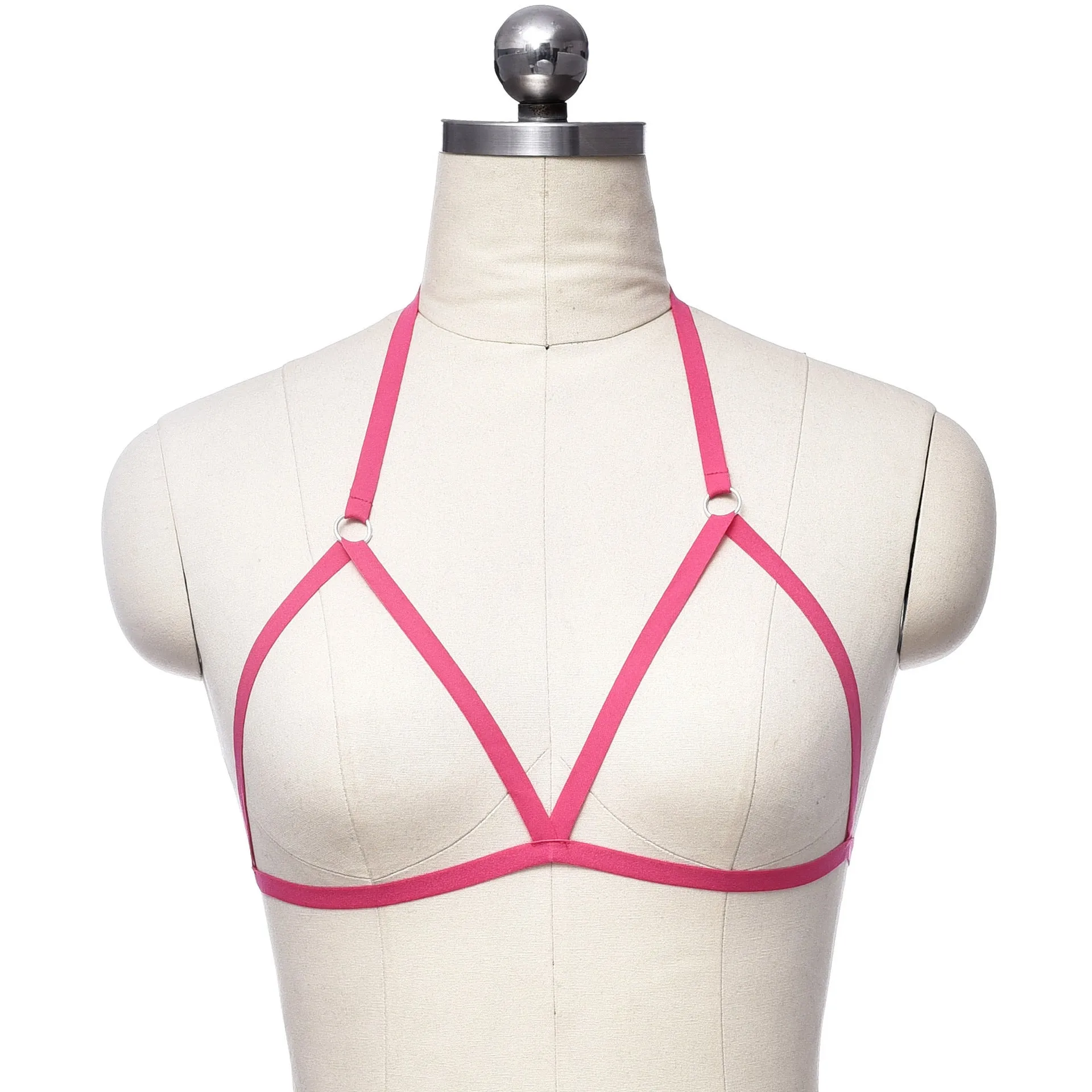 Adjustable o ring cross front harness top