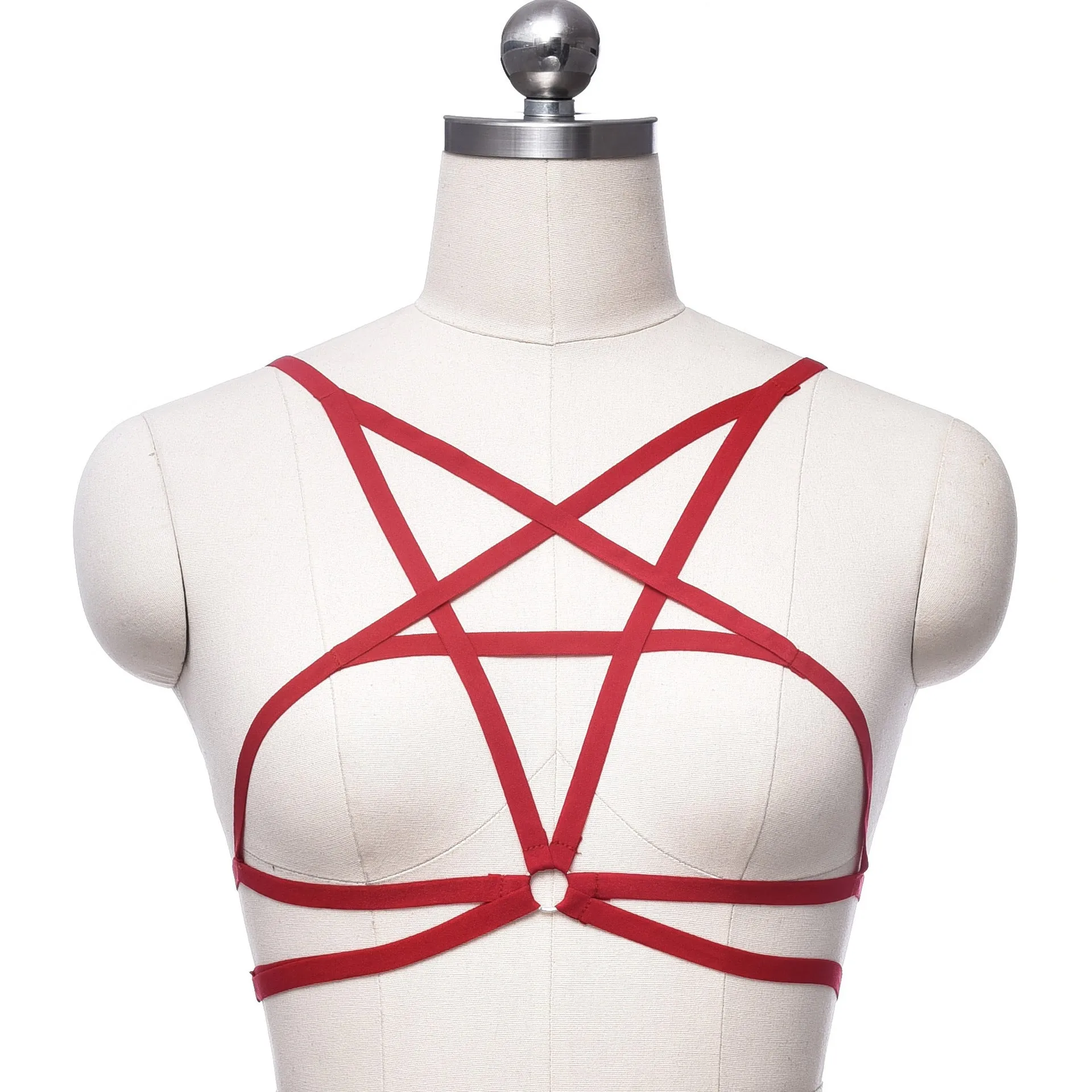 Adjustable o ring cross front harness top