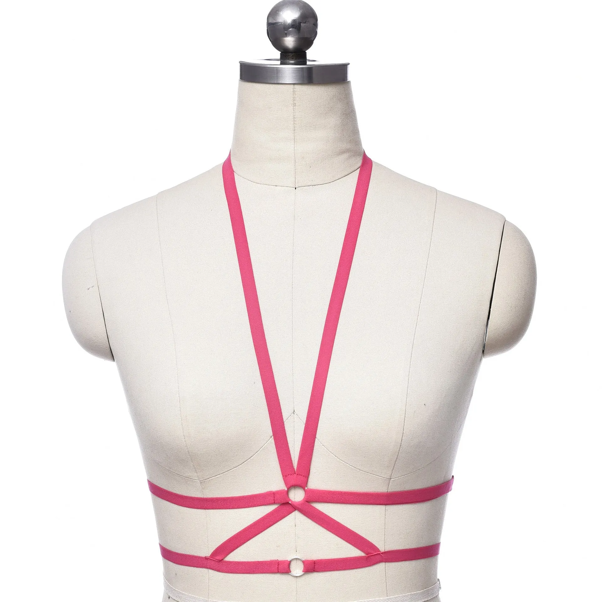 Adjustable o ring cross front harness top