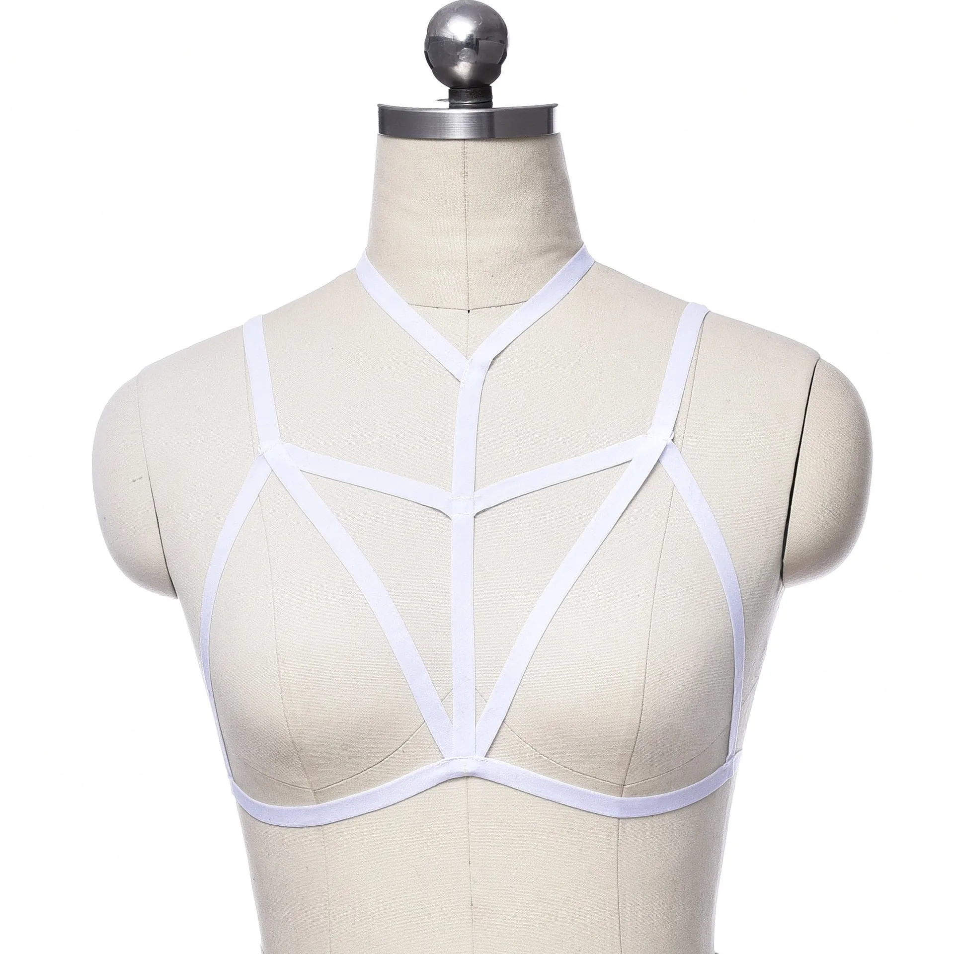 Adjustable o ring cross front harness top