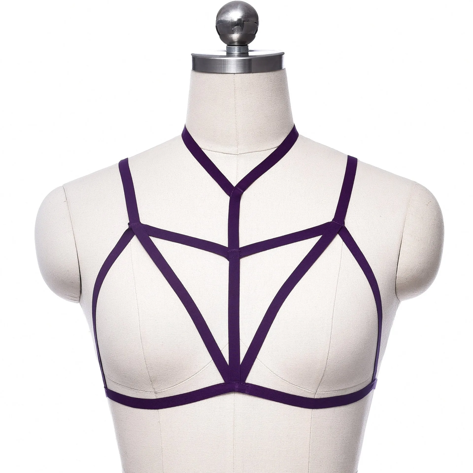 Adjustable o ring cross front harness top