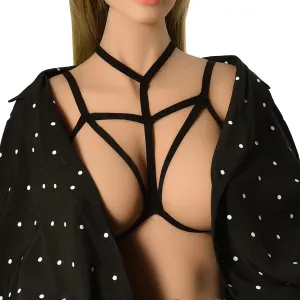 Adjustable o ring cross front harness top