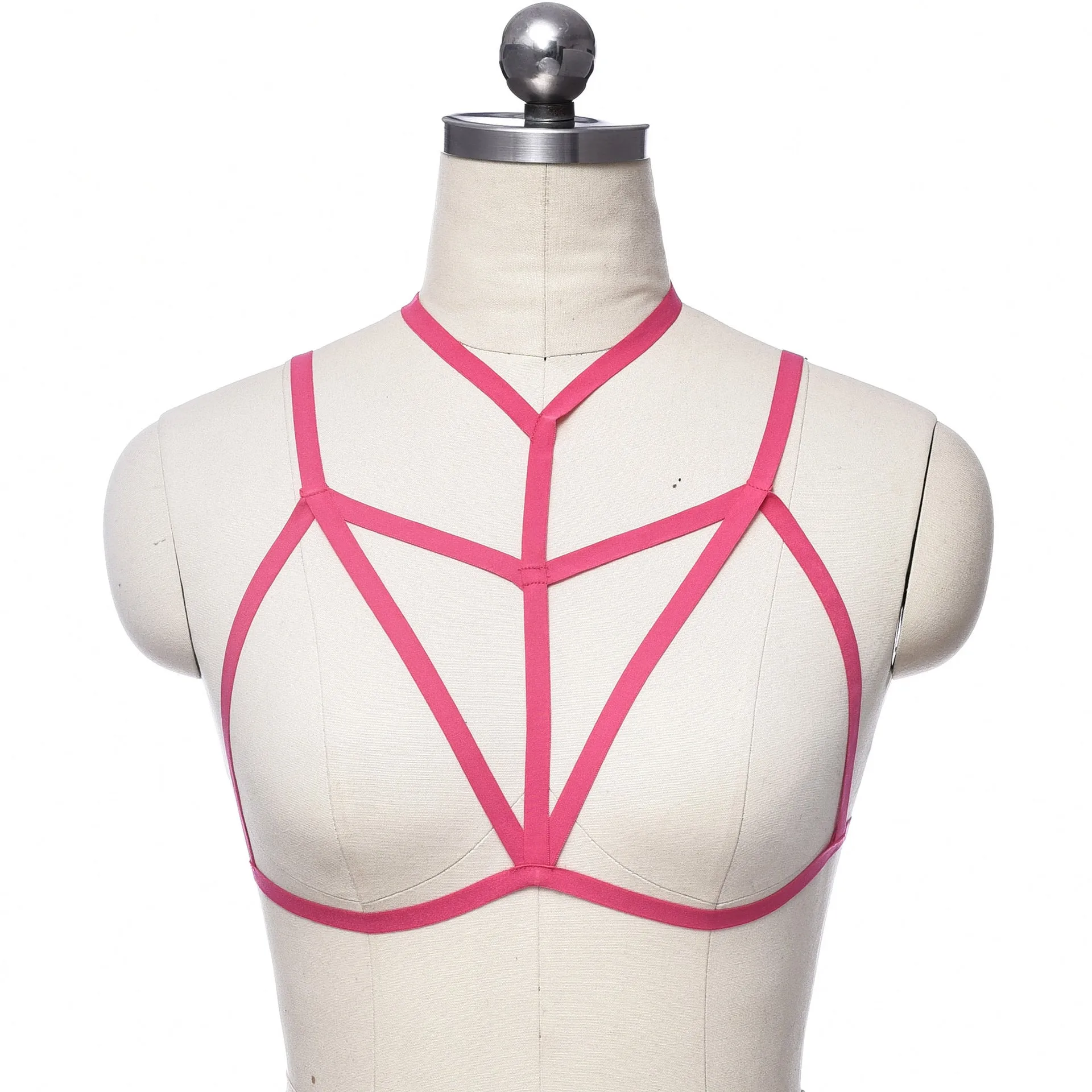 Adjustable o ring cross front harness top
