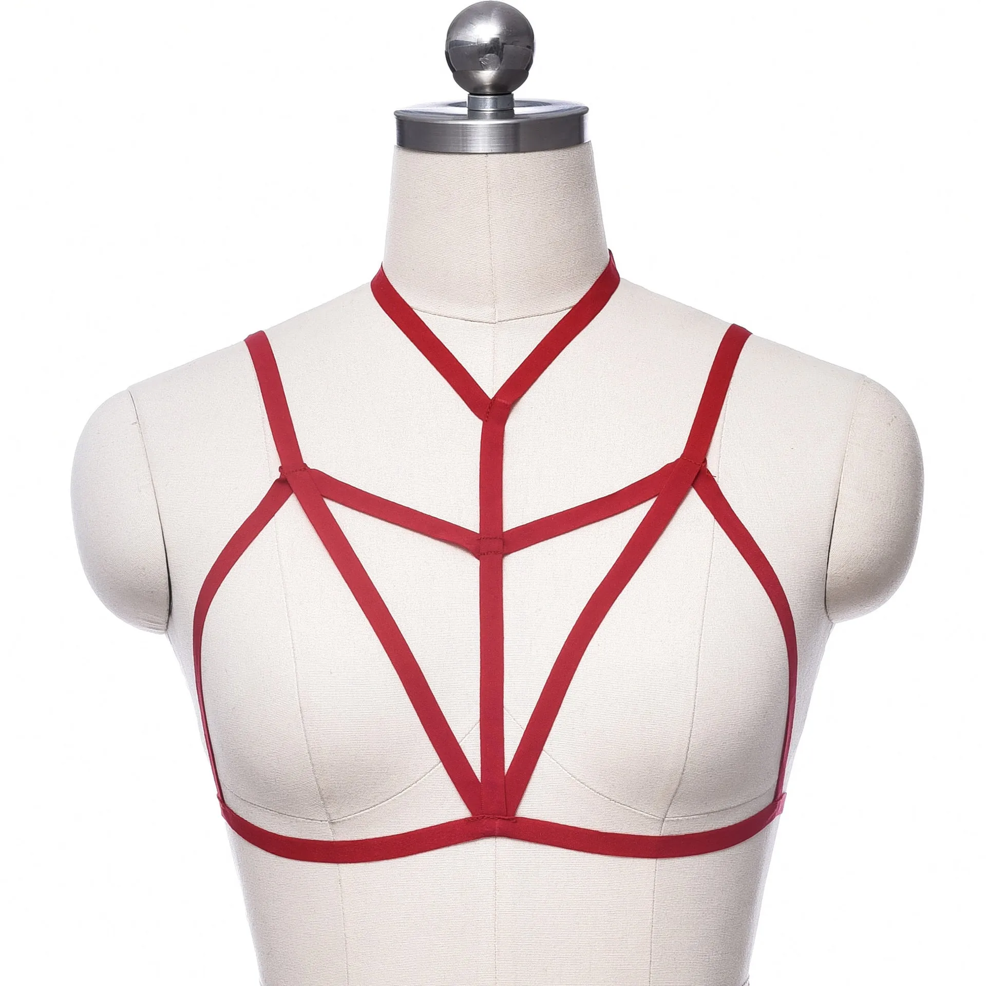 Adjustable o ring cross front harness top