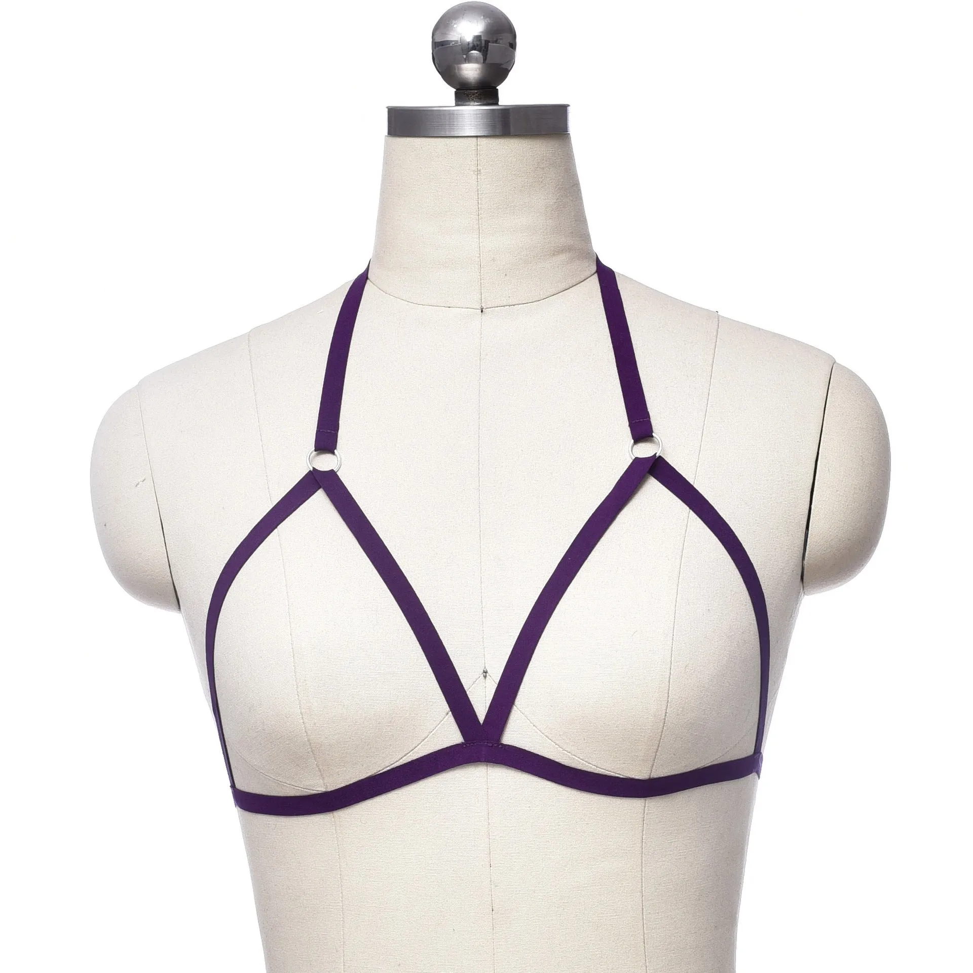 Adjustable o ring cross front harness top