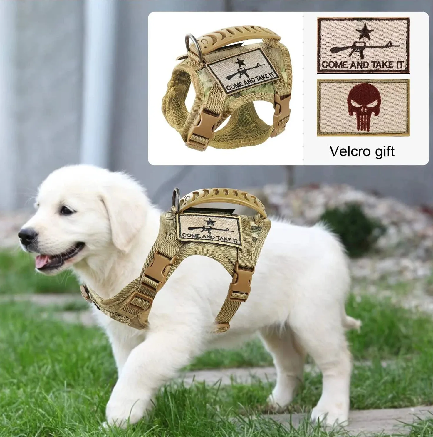 Adjustable Tactical Vest for Small Dogs