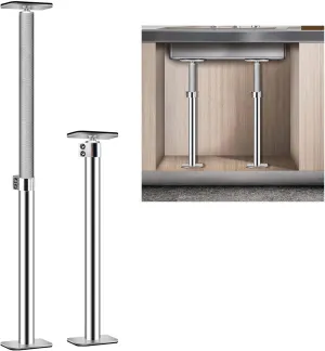 Adjustable Undermount Sink Brackets - Support Kit, Repair Kit, Adjustable Pole