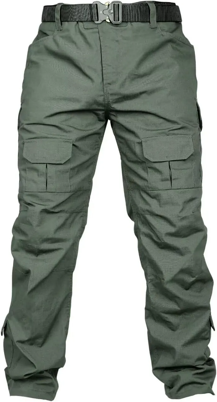 AKARMY Men's Hiking Pants, Camo Cargo Pants, Lightweight Work Pants Outdoor Travel Casual Pants with Multi-Pocket