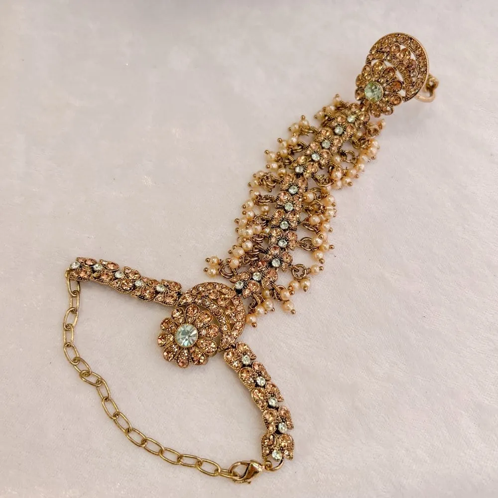 Aleena Hand Harness - Mint