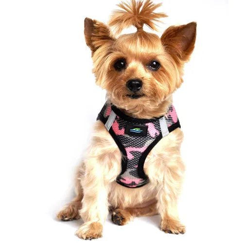 American River Camo Harness — Pink