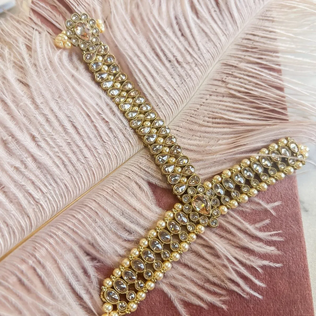 Antique Gold Hand Harness