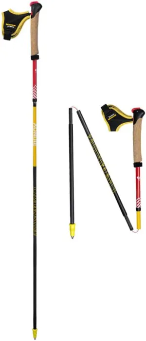 AONIJIE Carbon Fiber Trekking Poles Lightweight Collapsible Hiking Poles 2Pcs Quick Lock Hiking Sticks for Backpacking Gear, Mountaining, Walking