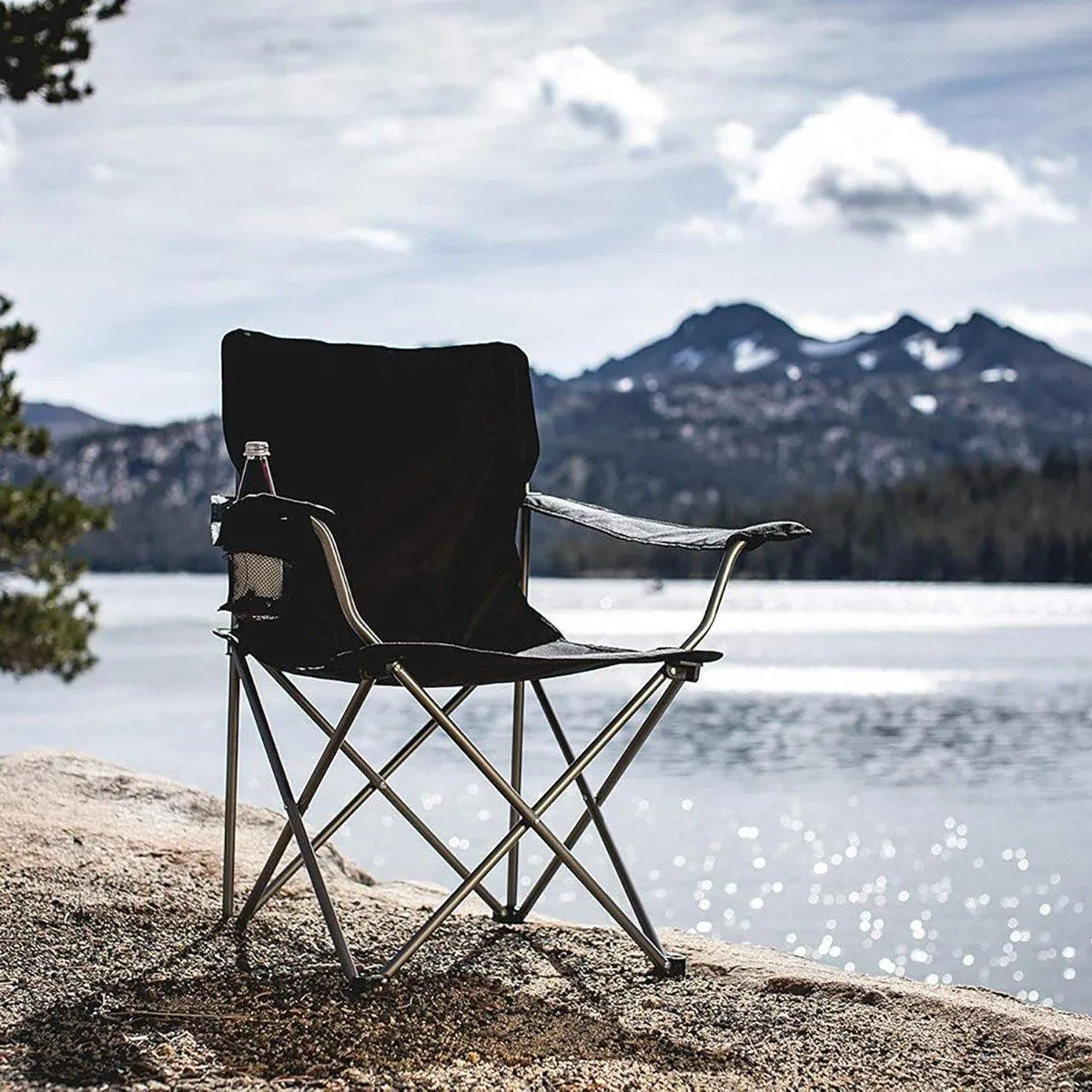 Armrest Camping Fishing Folding Chair Outdoor Portable Picnic Leisure Seat