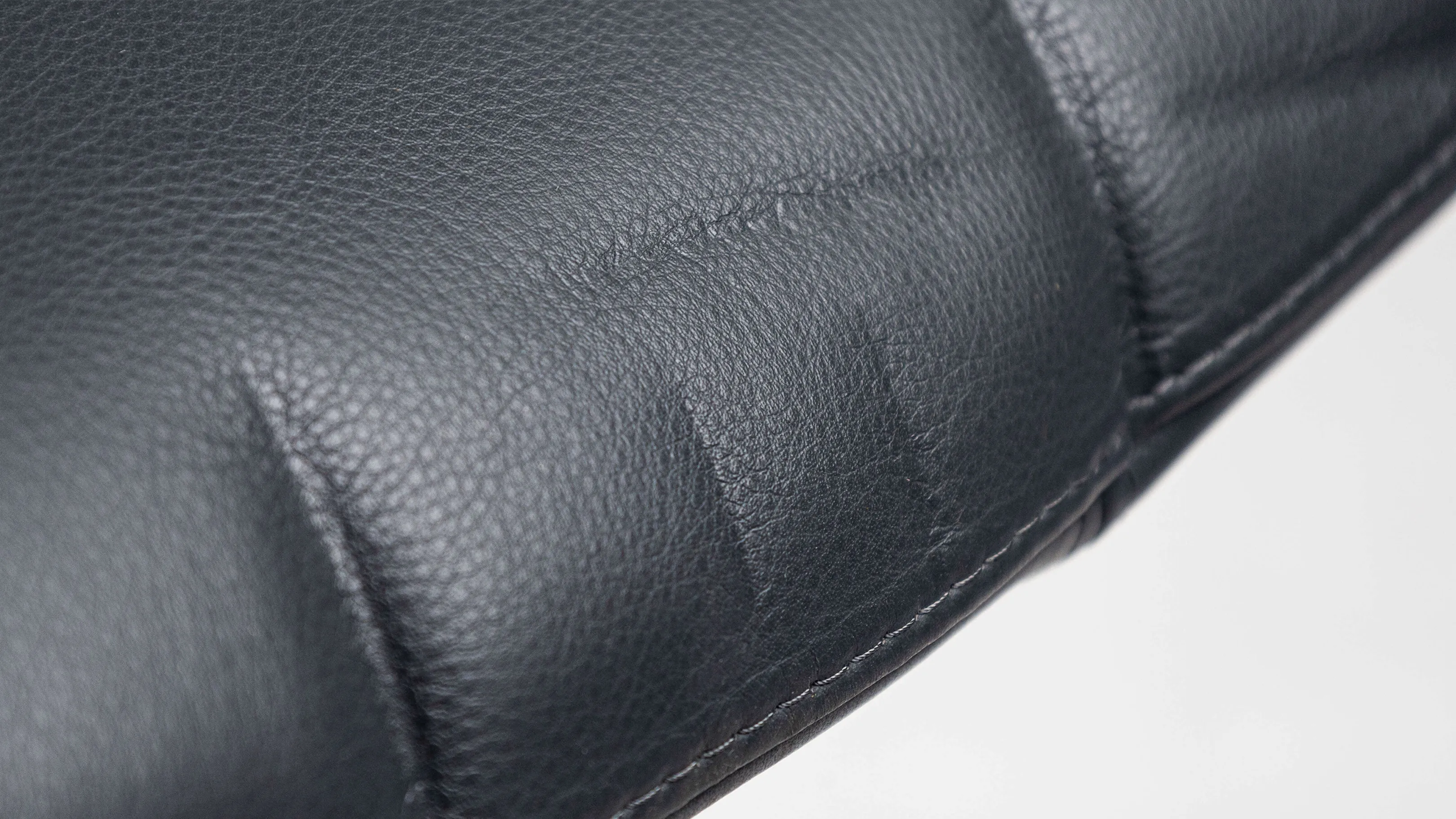 Aston Direction Grey Leather High Back