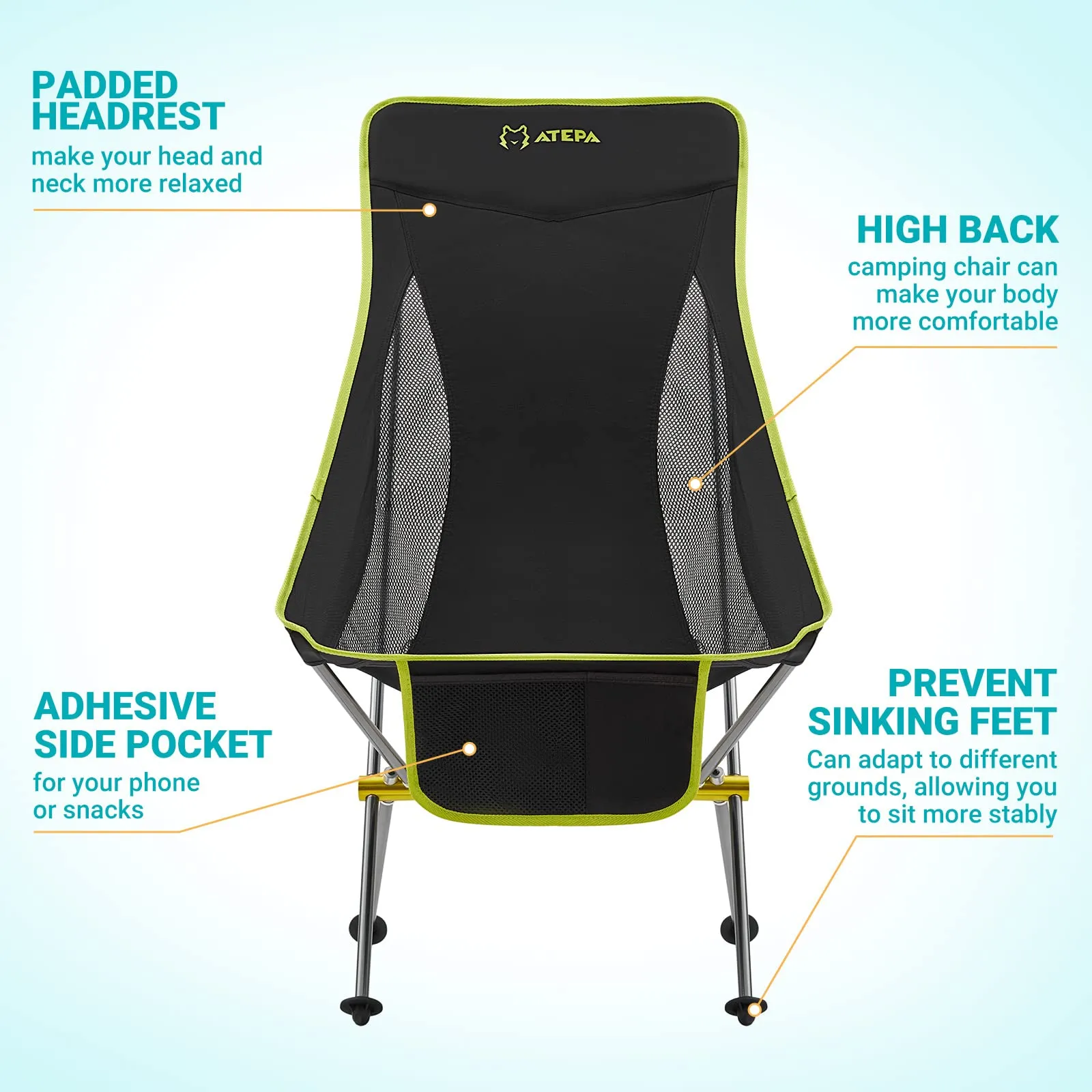ATEPA ACACIA Ultralight Camping Chair