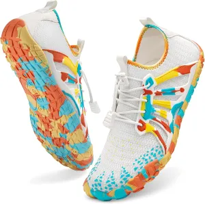 ATHMILE Water Shoes for Women Men Quick Dry Beach Barefoot Aqua Swim Shoes Non-Slip for Wading Rafting Hiking Kayaking