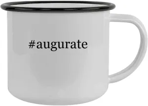 #augurate - 12oz Hashtag Camping Mug Stainless Steel, Black