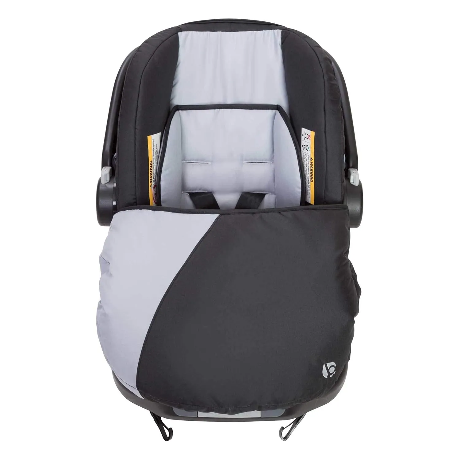 Baby Trend Ally Newborn Baby Infant Car Seat Carrier Travel System with Harness and Extra Cozy Cover for Babies Up to 35 Pounds, Stormy