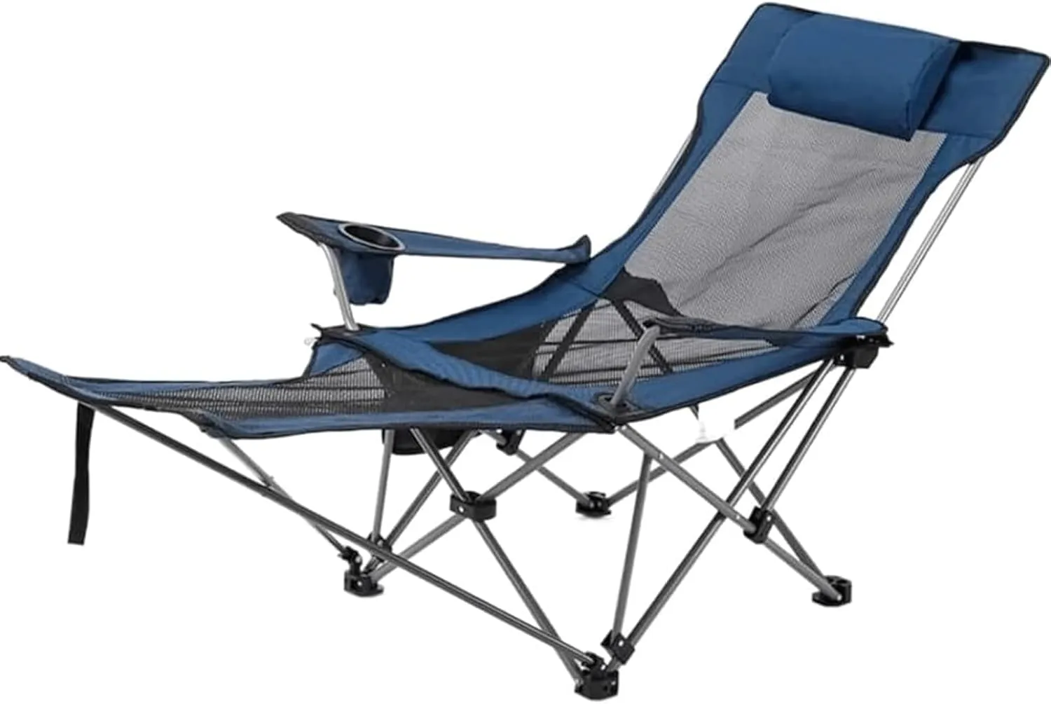 Backpacking Chair Breathable Mesh Fabric Folding Chair, Galvanized Steel Pipe e Beach Detachable Camping for Outside/Picnic Foldable