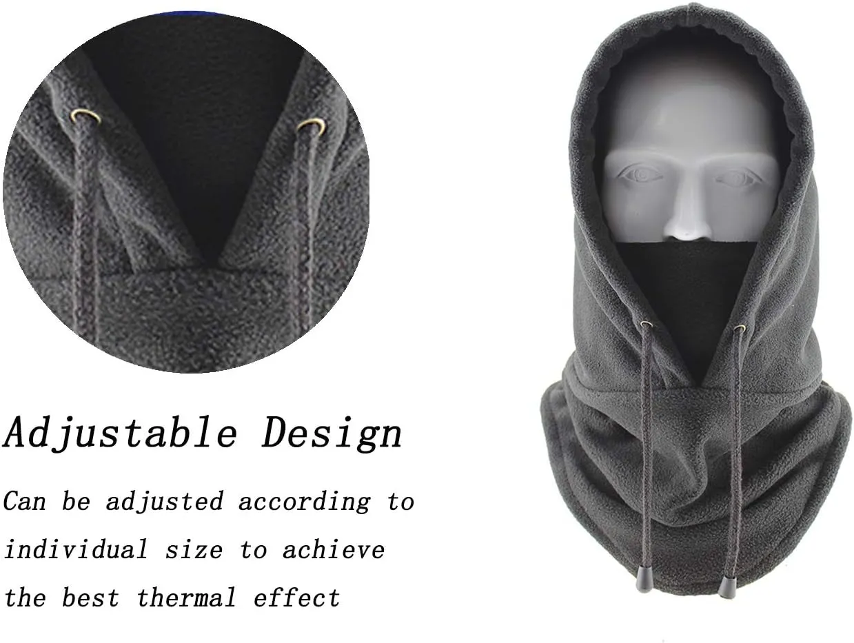 Balaclava Face Mask for Cold Weather - Windproof Ski Mask - Thermal Heavyweight Head Hood for Men and Women