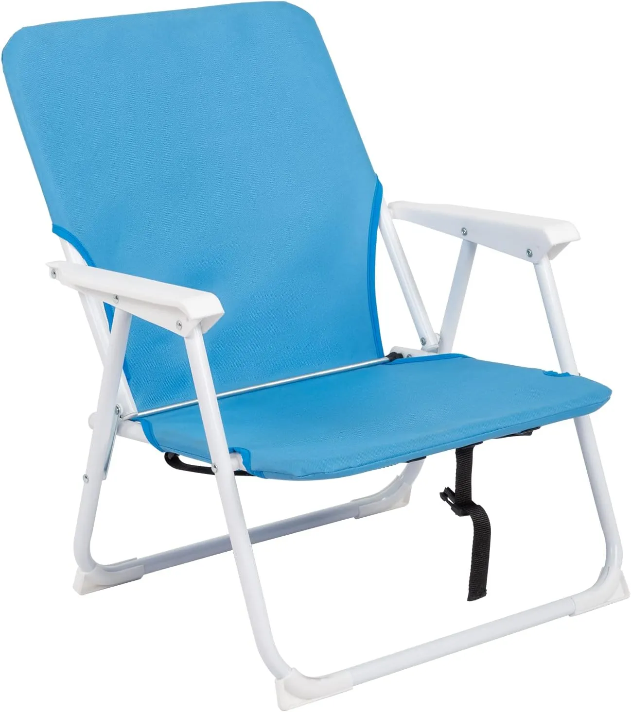 Beach Chair with Backpack Straps, Portable Folding Beach Chair for Adults, Lightweight Beach Chair with Storage Pouch for Camping, Picnic, Sports Events, Support 220LBS, Blue