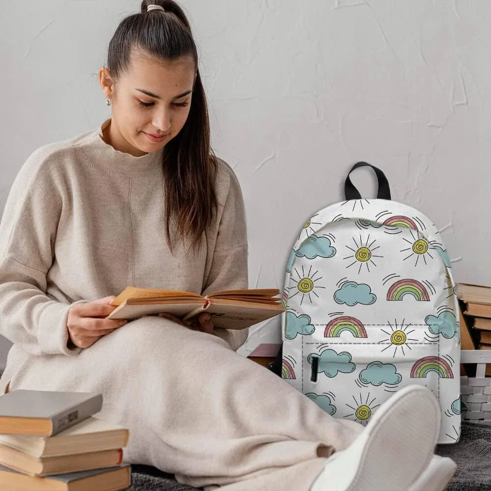 Bee Insect Backpack Bookbags Cute Kawaii Cartoon Backpack Casual Daypack Travel Camping 16 Inch