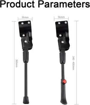 Bike Kickstand for Orbea Terra H30 2017, Adjustable Bicycle Kickstand, Suit Mountain Bike, Concealed Spring-Loaded Latch, Aluminum Rear Side Bicycle Stand,A