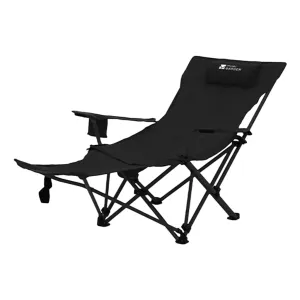 Black Multifunctional Full-featured range Garden Reclining Camping Chair - Mobi