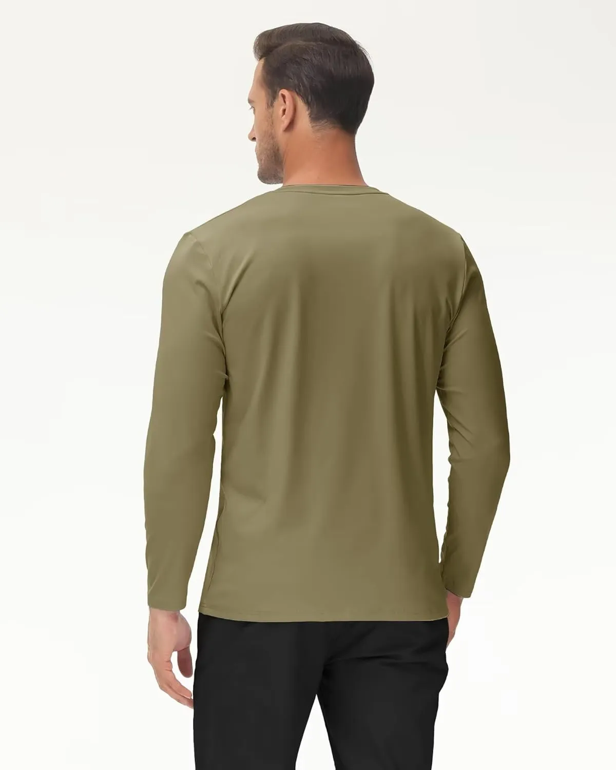 Boladeci Men's UPF 80  Sun Shirts Long Sleeve Lightweight UV Protection SPF Shirts Rash Guard Swim T-Shirts