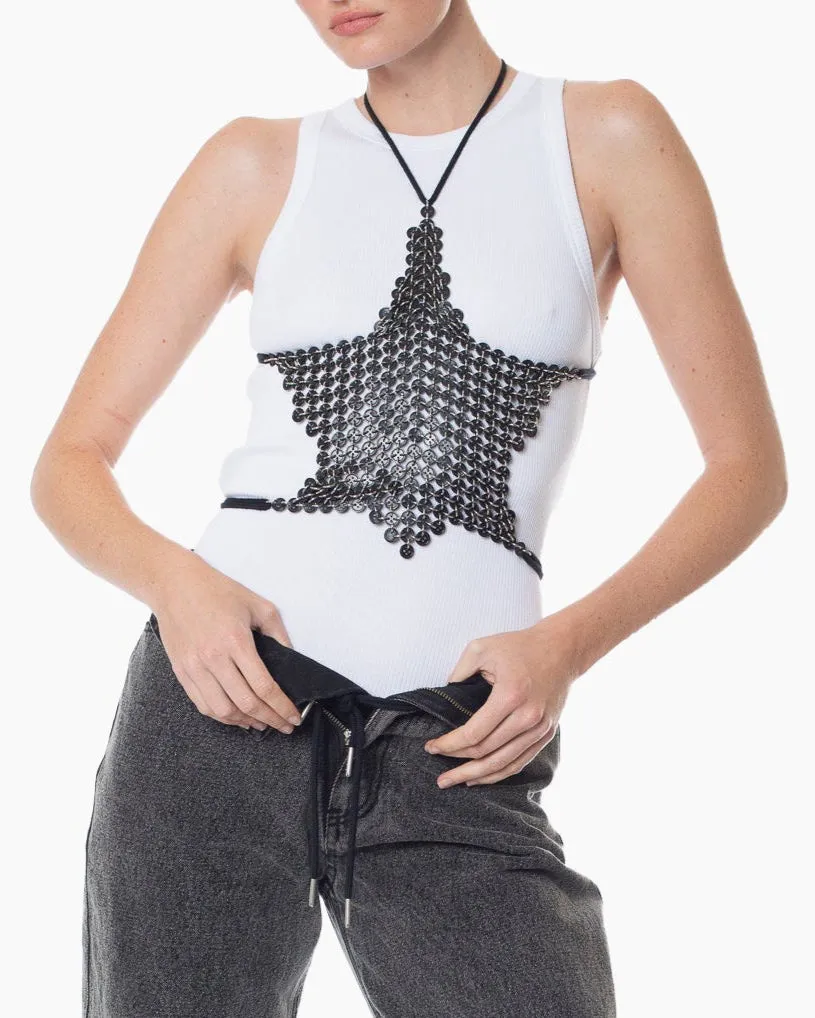 BONBOM Star Button Harness Top