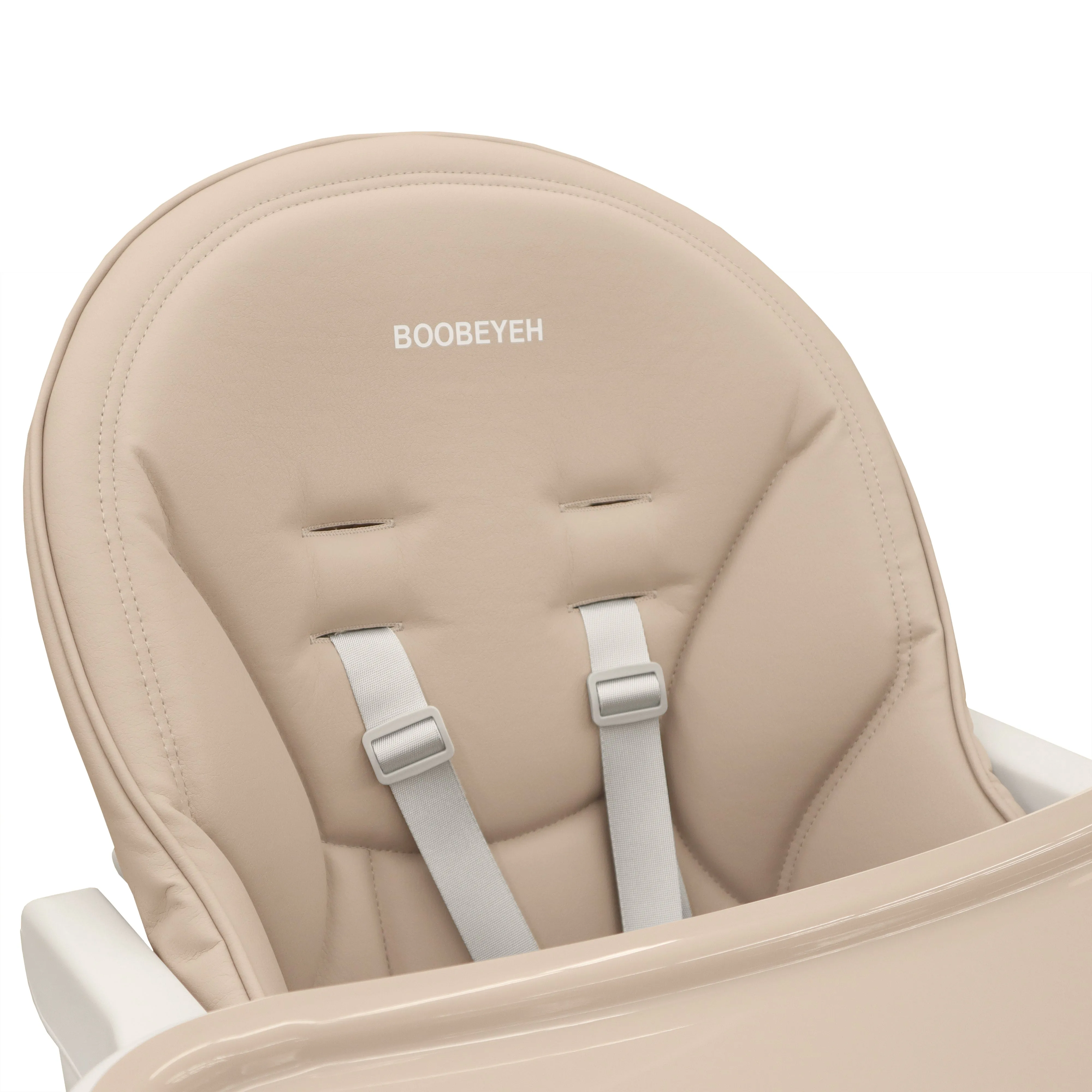 Boobeyeh, tronassimo model h2 foldable high baby dining chair for kids, light grey